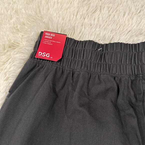 DSG womens NWT gray pull on high rise jogger pants L utility pocket - Picture 14 of 16
